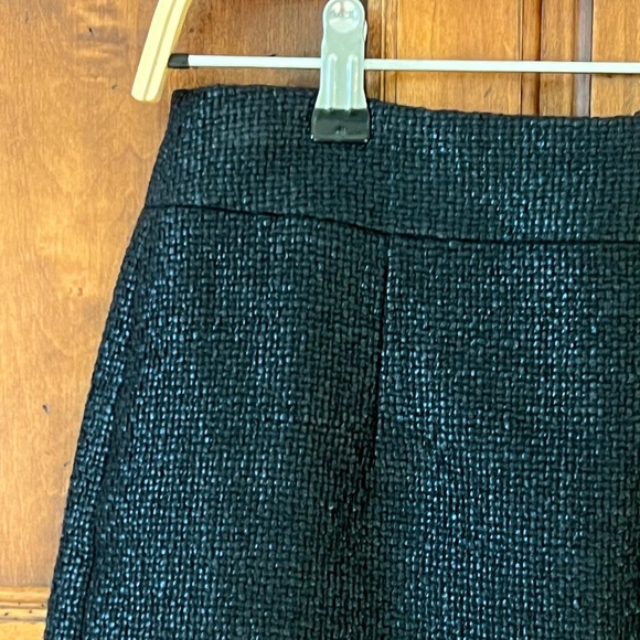 Banana Republic Coates Tweed Metallic Sparkle |Black | Size 4 | Like New - Picture 13 of 17